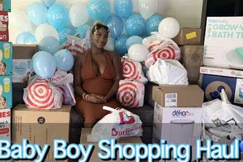 Welcome Baby💙 Boy Shopping Haul| Target, Buy Buy Baby, Pottery Barn &amp; More!