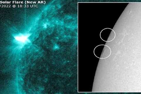 5 Dead As ‘Atmospheric River’ Pounds Western U.S. With Rain &amp; Snow -Angry Sunspot On The Limb..