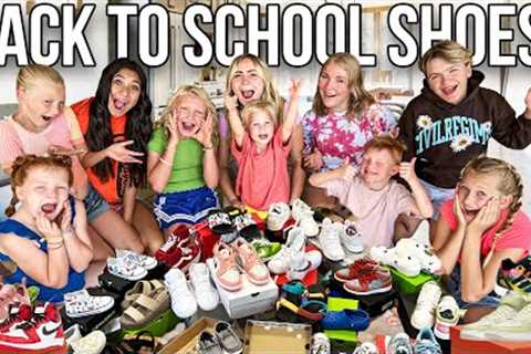 SHOE SHOPPING for 10 KiDS! | BACK to SCHOOL 2022 | HOW MUCH WILL IT COST?!