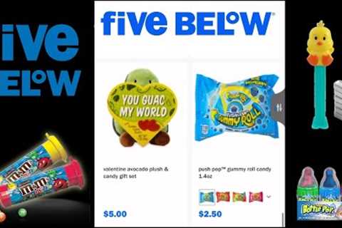 *CANDY SHOPPING* FIVE BELOW ONLINE, LETS BROWSE CHRISTMAS,  HALLOWEEN, VALENTINE'S, SNACKS &amp;..