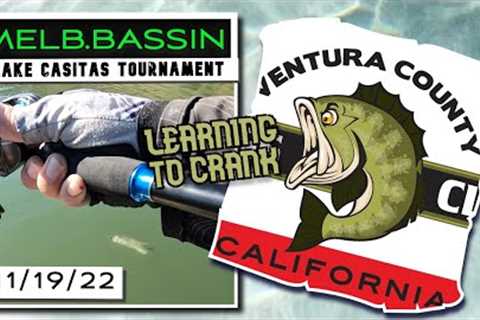 LAKE CASITAS BASS FISHING - LEARNING TO CRANK