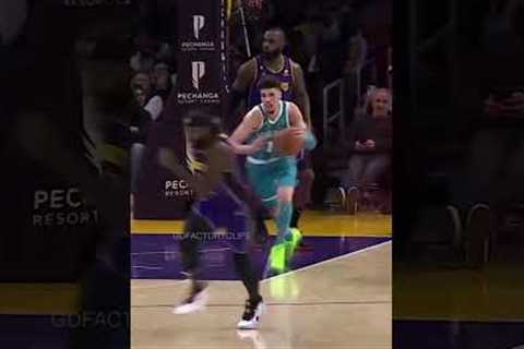 LaMelo embarrassed LeBron 😭 #shorts
