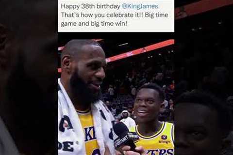 NBA Players REACT to LeBron James 47 Points on 38th Birthday!🙌 #shorts
