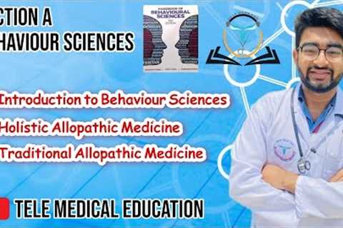 Behavioral Sciences Introduction |Holistic &amp; Traditional Medicine