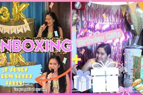 BIRTHDAY GIFTS UNBOXING + HAPPY 3K! 🥰 Singing SONGS FOR YOU ALL!