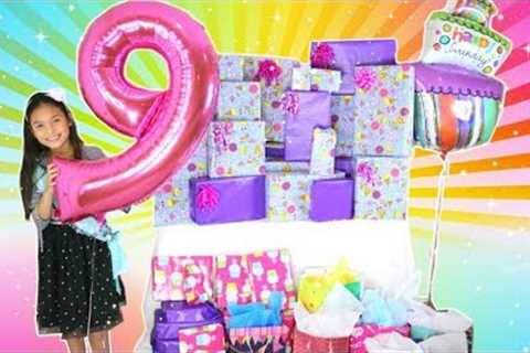 Gifts Tiana Got For Her 9th Birthday 2018. Opening Presents Birthday Morning.