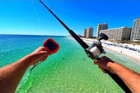Dropping a GoPro Under a Popular Fishing Pier (Wild)