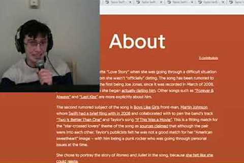 Hip Hop Head REACTS to Taylor Swift's Fearless