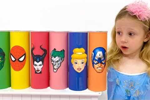 Nastya and the magical food of superheroes