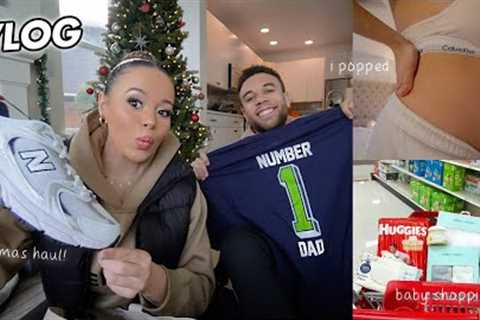 VLOG: what I got for christmas, baby shopping + more!!