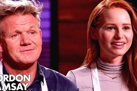 Gordon Ramsay vs Madelaine Petsch In VEGAN MASTERCHEF COOK OFF!