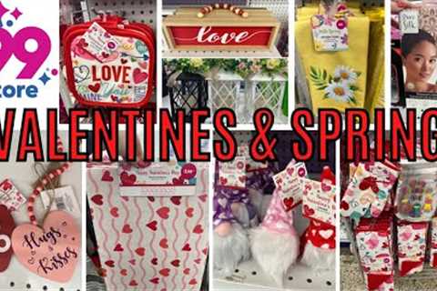 💘 THE 99 STORE 2023 VALENTINES DAY SNEAK PEEK ~ 99 CENT STORE SPRING DECOR FOOD &amp; MORE
