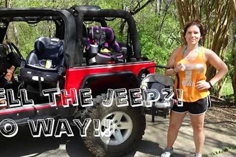 Installing a child seat in a Jeep Wrangler