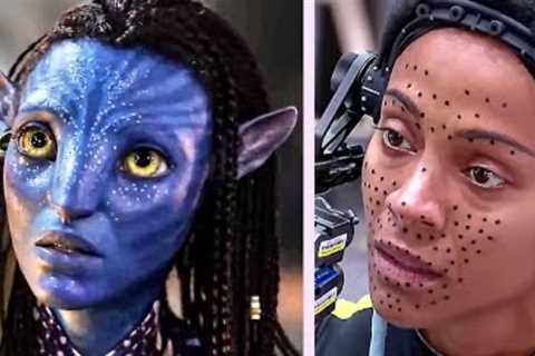 AVATAR 2 - THE WAY of Water Behind the Scenes (233) Sam Worthington and Zoe Saldana