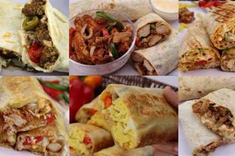 6 Best Homemade Wrap(Chicken,Beef,Egg,vegetable ) By Recipes Of The World