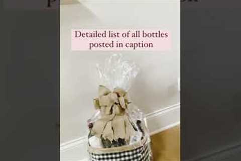Wine Gift basket idea