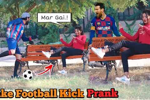 Fake Football Kick Prank - Funny Reactions @OverDose_official
