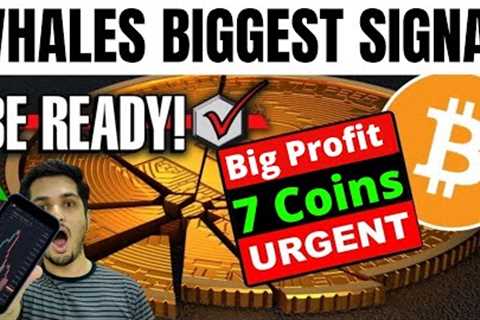 Top 7 Crypto Coins 😍 Biggest Profit Opportunity Ever 🔥 Bitcoin Update | Crypto News Today