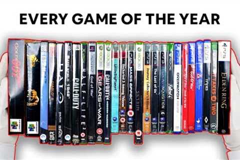 Unboxing Every Game of the Year Winner + Gameplay | 1997-2022 Evolution