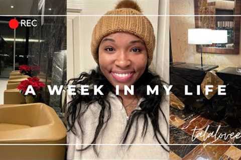A WEEK IN MY LIFE | last minute xmas shopping + avatar in 4d + wrapping presents  | talalovee ♡