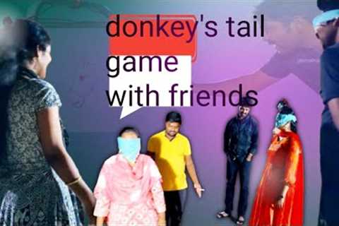 donkey's tail game //indoor game //party games //jaimahachannel