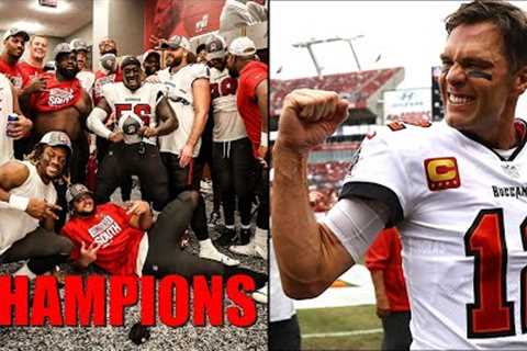 Tom Brady and Buccaneers NFC South CHAMPIONS