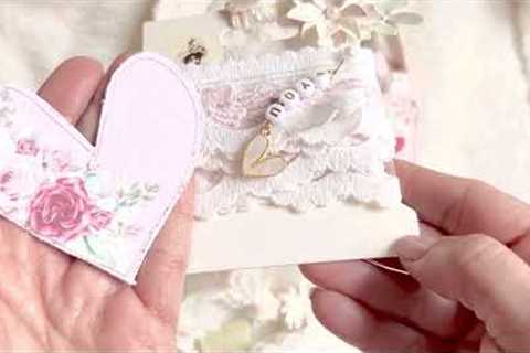 GDT project for @ShabbyArtBoutique using “Vintage Love” - Ribbon Spools/ cracker box gift bag 🎀🎀🎀