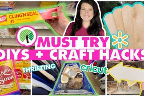 25 BEST Must-Try DIYs &amp; Hacks for 2023! | Dollar Tree, Wood Builds, Cricut &amp; MORE!