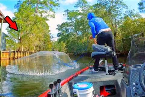Cast Netting Big Bait = Big Fish *Catch, Clean, Cook*