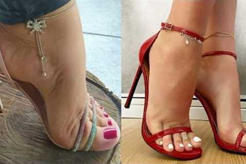 Very Beautiful High Pnecil Heel Sandal Shoes Design for Ladies Footwear