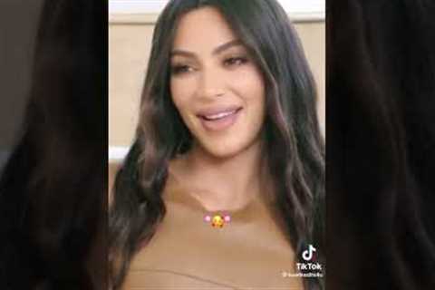 Kim Kardashian and Kanye West being sweet on interview  #kardashians #kuwtk #kanyewest #celebrities