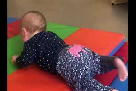 Therapy tip Tuesday- developmental milestones, crawling, strengthening, head control, MTF program