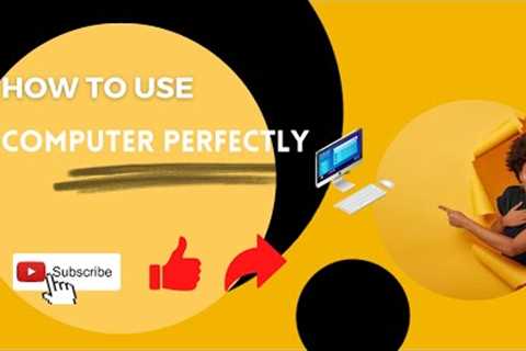 How to use computer perfectly||Computer Basic Class-1 #technogamerz #technology #onlineclasses