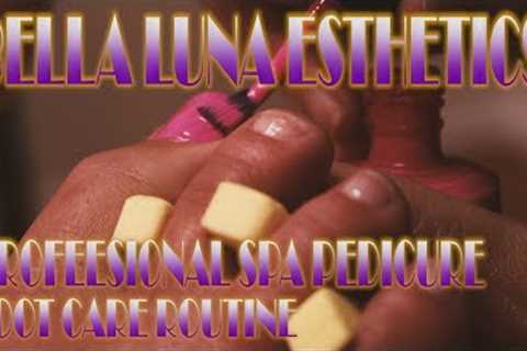 Professional Spa Pedicure Foot Care Routine - No Talking - ASMR 💤