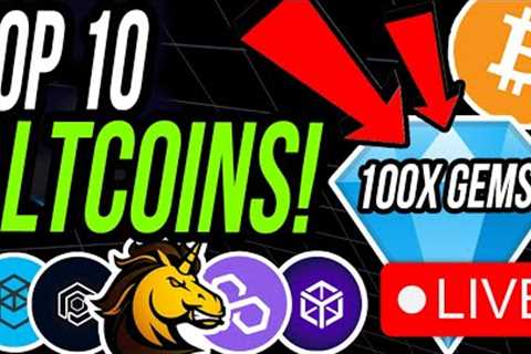 TOP 10 ALTCOINS TO HOLD IN 2023 LIVE 🚨 ALTCOIN SEASON COMING!!! CRYPTO NEWS &amp; ALTCOINS