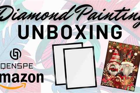 Diamond Painting and Magnetic Frame Unboxing - QENSPE Amazon