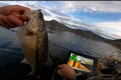Finesse Jig Fishing Winter Bass - Pine Flat Lake