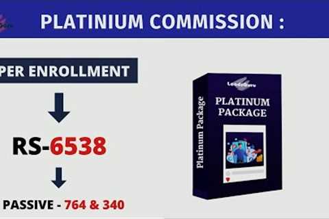 Platinum Package -Leadsguru Affiliate Marketing commission passive income Full Details information
