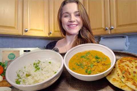 Homemade INDIAN FOOD on New Years Eve!! | SHAHI KORMA!