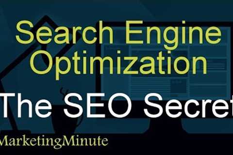 True Secret to SEO Search Engine Optimization (Digital Marketing) #MarketingMinute 101