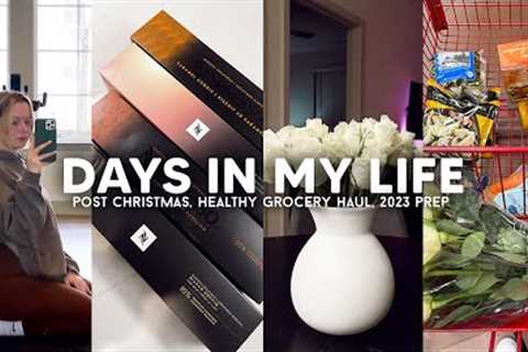 VLOG: nespresso haul, trader joe's favorites/grocery shop, what i got for christmas haul!