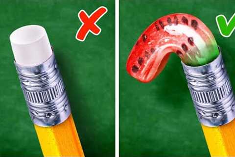 HOW TO SNEAK SNACKS INTO CLASS || Hilarious Food Hacks And Tricks