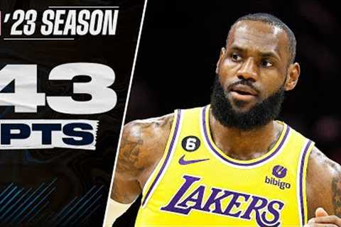 LeBron James EPIC 43 PTS 11 REB 6 AST Full Highlights vs Hornets 🔥