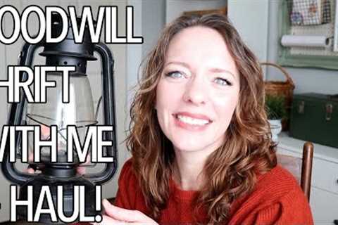 I SCORED BIG TIME!!! ~THRIFT WITH ME AT GOODWILL FOR HOME DECOR + THRIFT HAUL ~ HOME DECOR HAUL