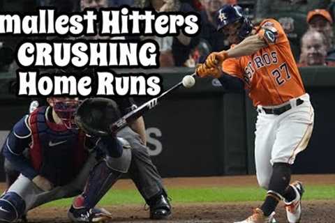 Shortest Players In Baseball CRUSHING Home Runs
