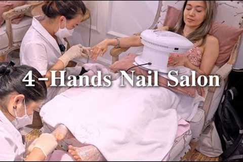 ASMR 💅 4 Hands Pedicure &amp; Manicure at Luxury Beauty Salon in Ho Chi Minh City, Vietnam