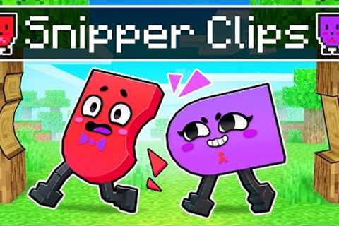 Playing As SNIPPER CLIPS In Minecraft!