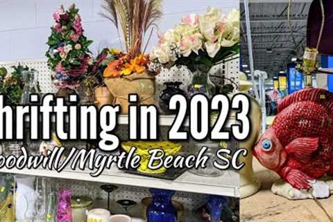 Relaxing Thrift with Me &amp; Haul | Goodwill Shopping at Myrtle Beach SC |Thrifting in 2023