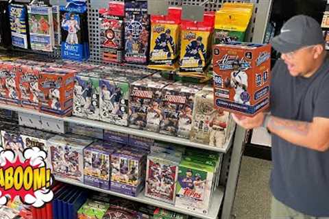 Sports Card Hunting! My First BIG Restock of the year! (4) 2022 Absolute Football! KABOM HUNTING!