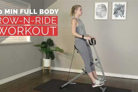 20 Min Muscle Burning Full Body Row-N-Ride Workout